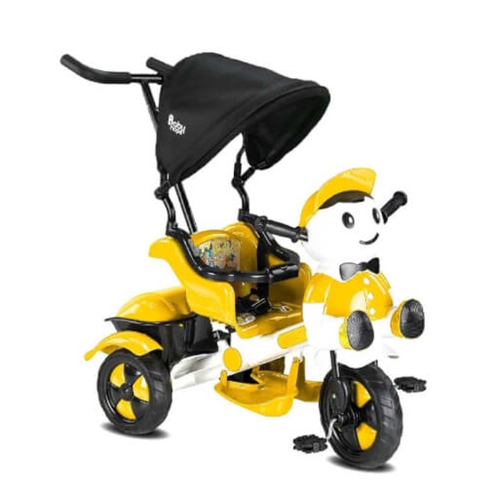 BABYHOPE YUPİ İTMELİ BİSİKLET - YEŞİL BEJ