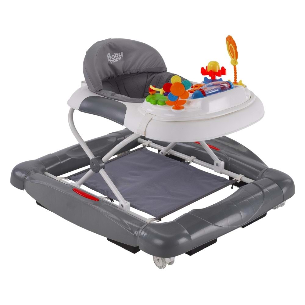 BABYHOPE ROYAL SALLA YÜRÜTEÇ - GRİ