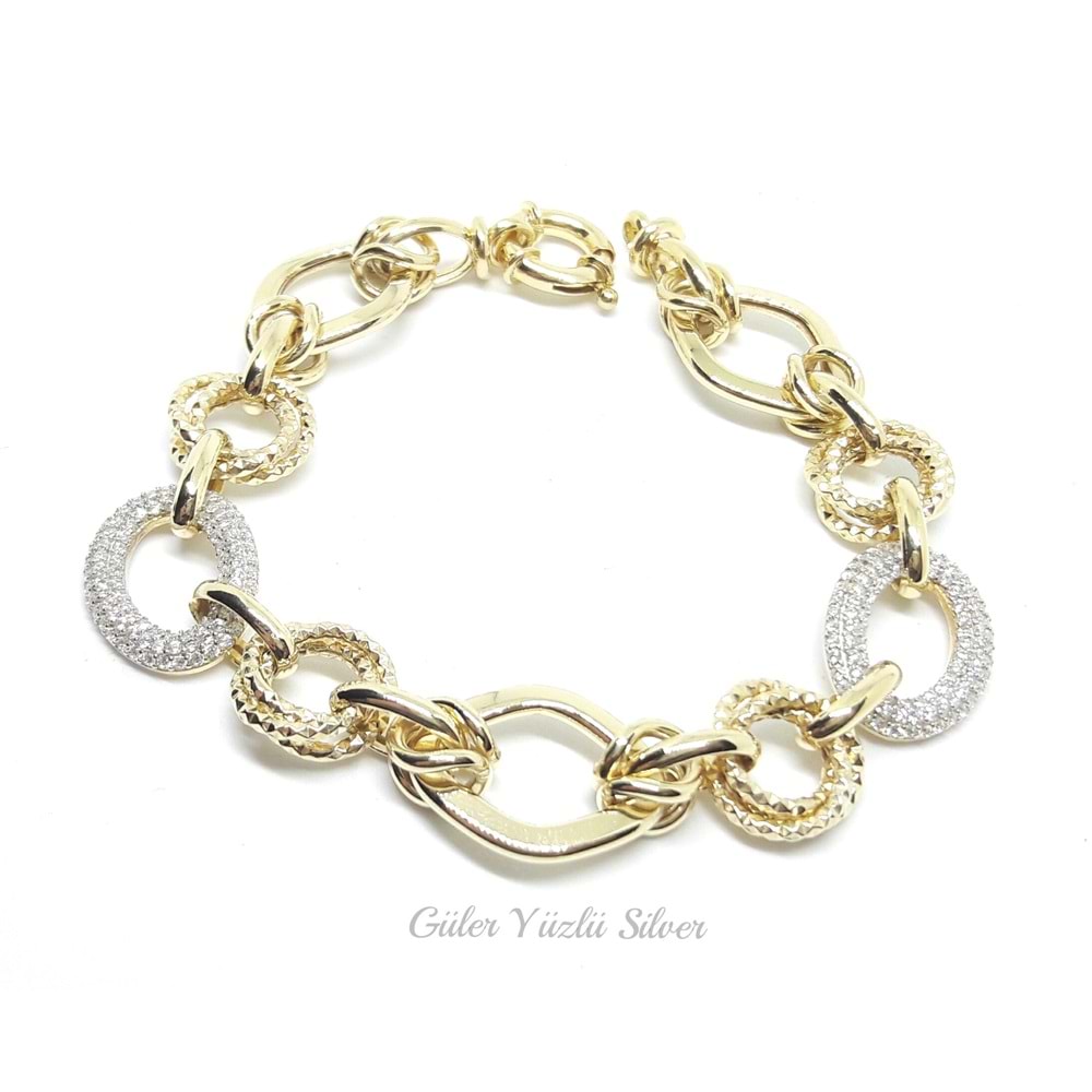 ALTIN İŞÇİLİĞİ HALLOW GÜMÜŞ BİLEKLİK G1620