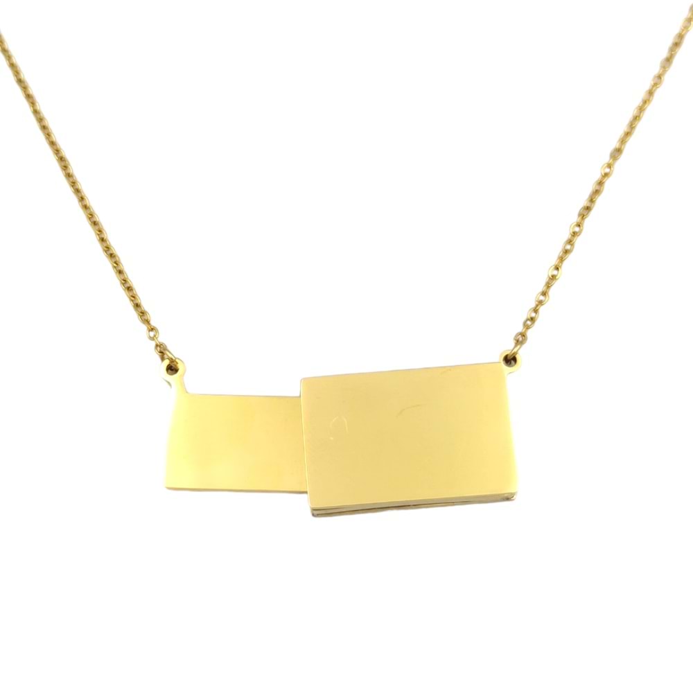 ÇELİK MEKTUP İÇİ AÇILAN KOLYE