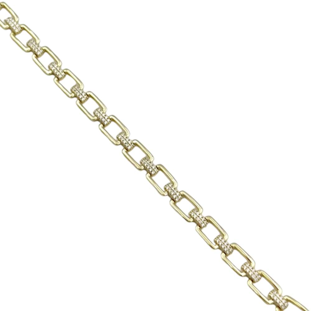XUPING TAŞ DETAYLI ATAÇ BİLEKLİK GOLD