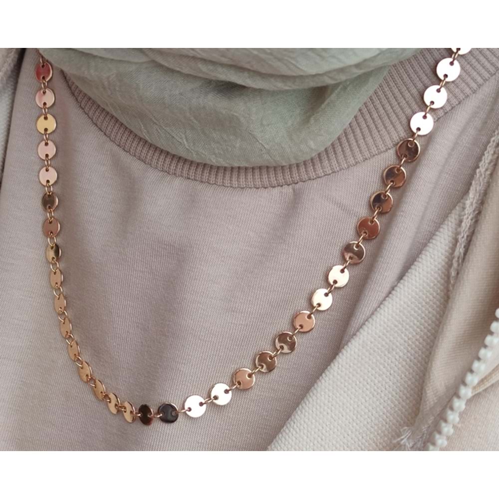 XUPING 45 CM PUL ZİNCİR KOLYE ROSE