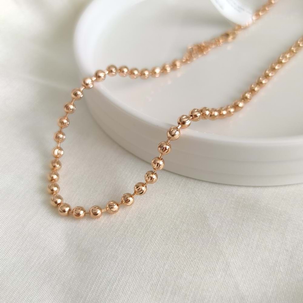 XUPING 65 CM LAZER TOP ZİNCİR KOLYE ROSE