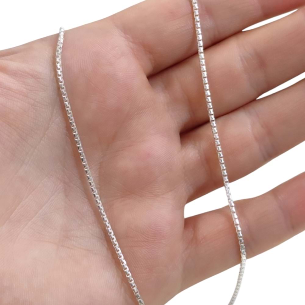 1,5 MM ITALY KÜP ZİNCİR GÜMÜŞ KOLYE