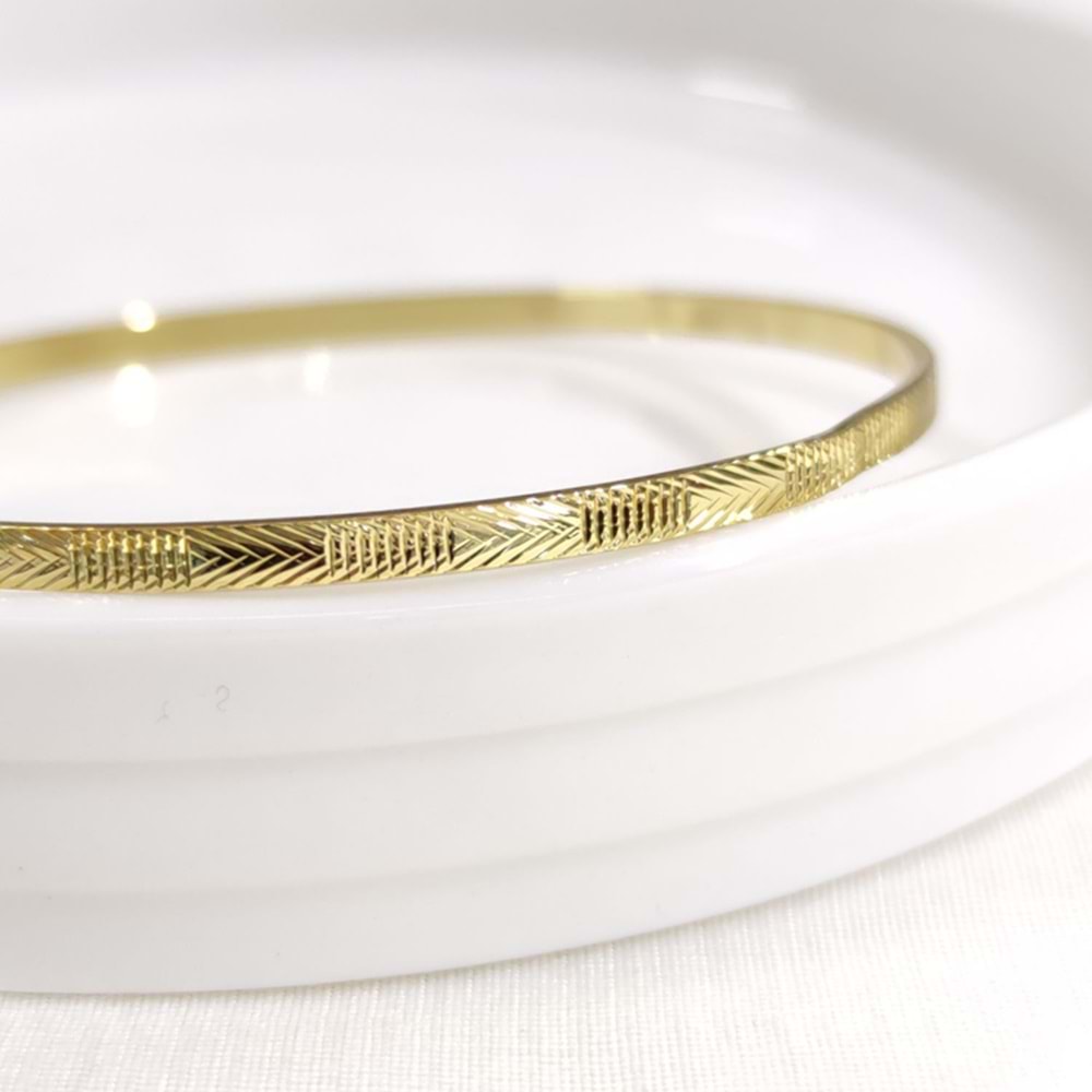 XUPING 3 MM KALINLIGINDA 6,5 BİLEZİK GOLD 1 ADET