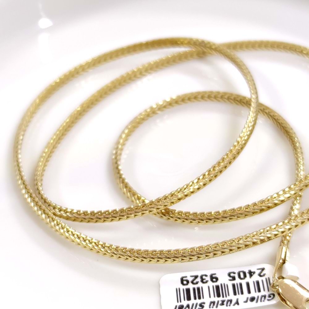 XUPING 3 MM SERT ZİNCİR 60 CM KOLYE GOLD