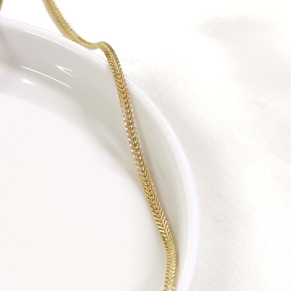 XUPING 3 MM SERT ZİNCİR 60 CM KOLYE GOLD
