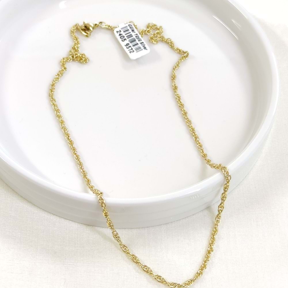 XUPING 2 MM SİNGAPUR ZİNCİR 45 CM KOLYE GOLD