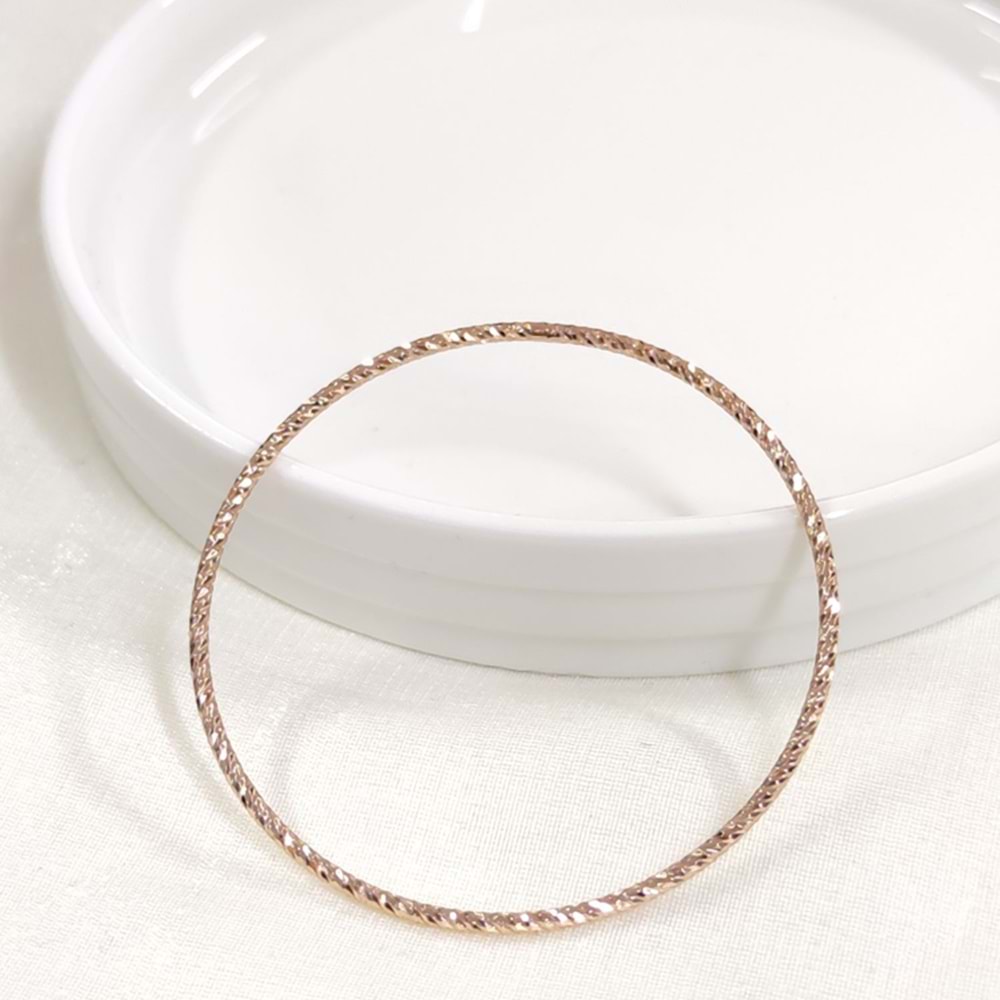 XUPING 60 MM DESENLİ 1 ADET BİLEZİK - ROSE BAKIR