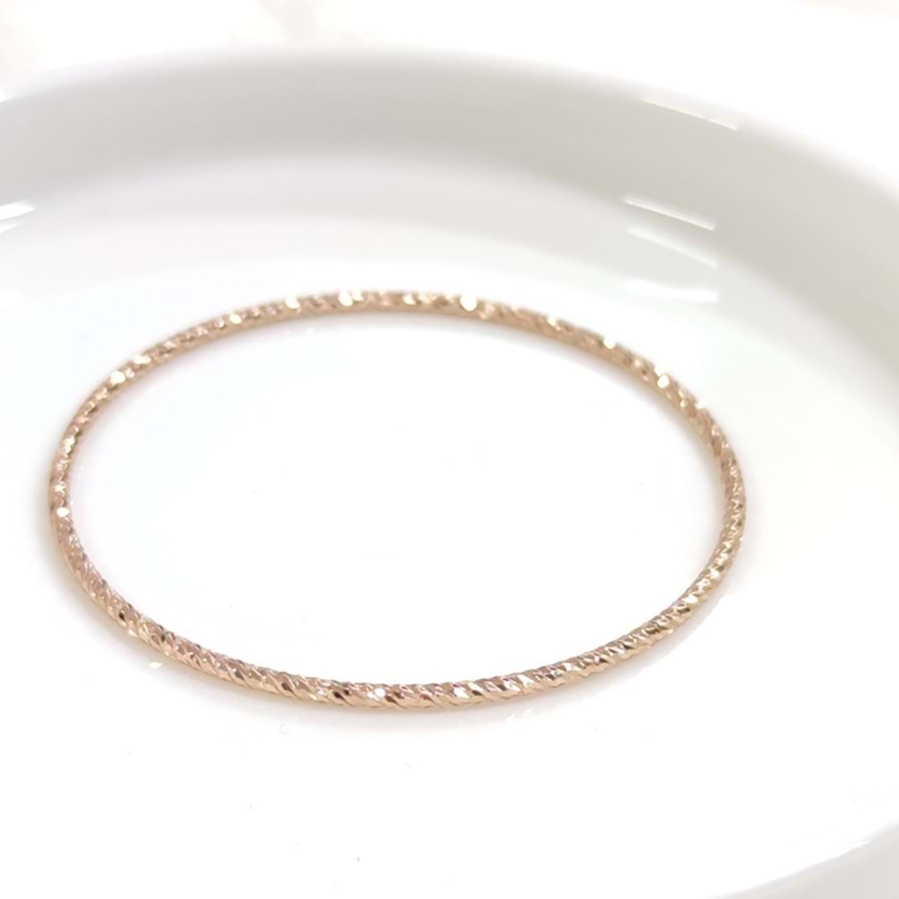 XUPING 60 MM DESENLİ 1 ADET BİLEZİK - ROSE BAKIR