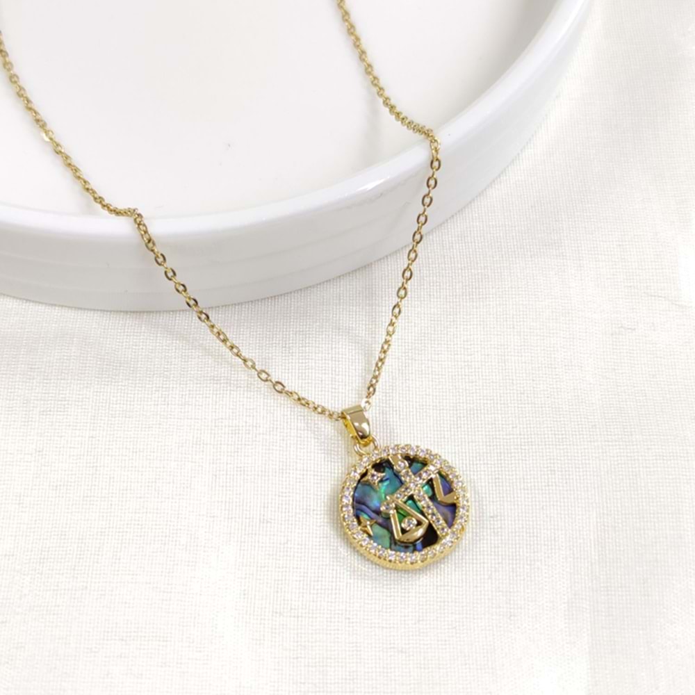 ÇELİK TERAZİ BURÇ KOLYE