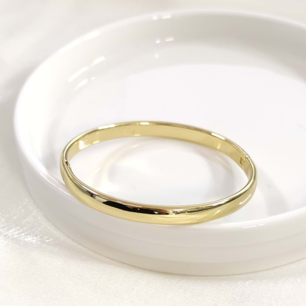 XUPING 5 MM DÜZ BİLEZİK GOLD 6 CM 1 ADET