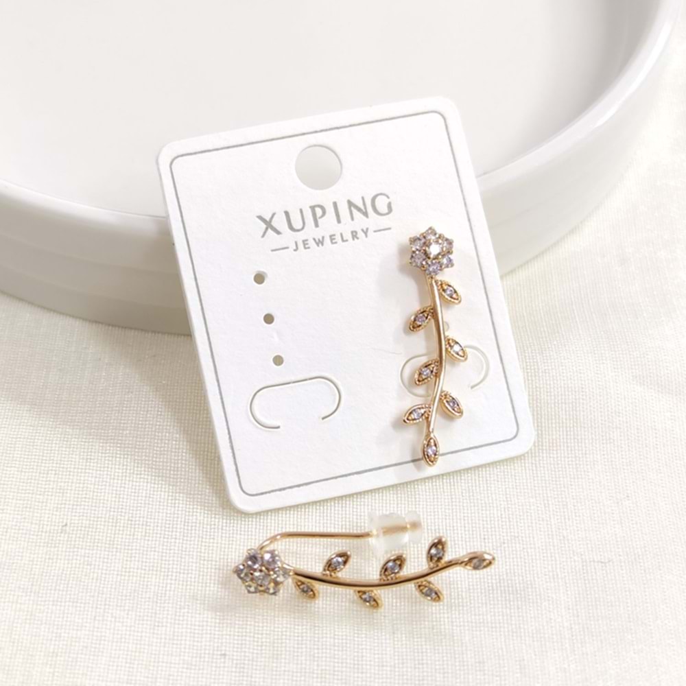 XUPING 30 MM ÇİÇEK ÇİVİ KÜPE ROSE