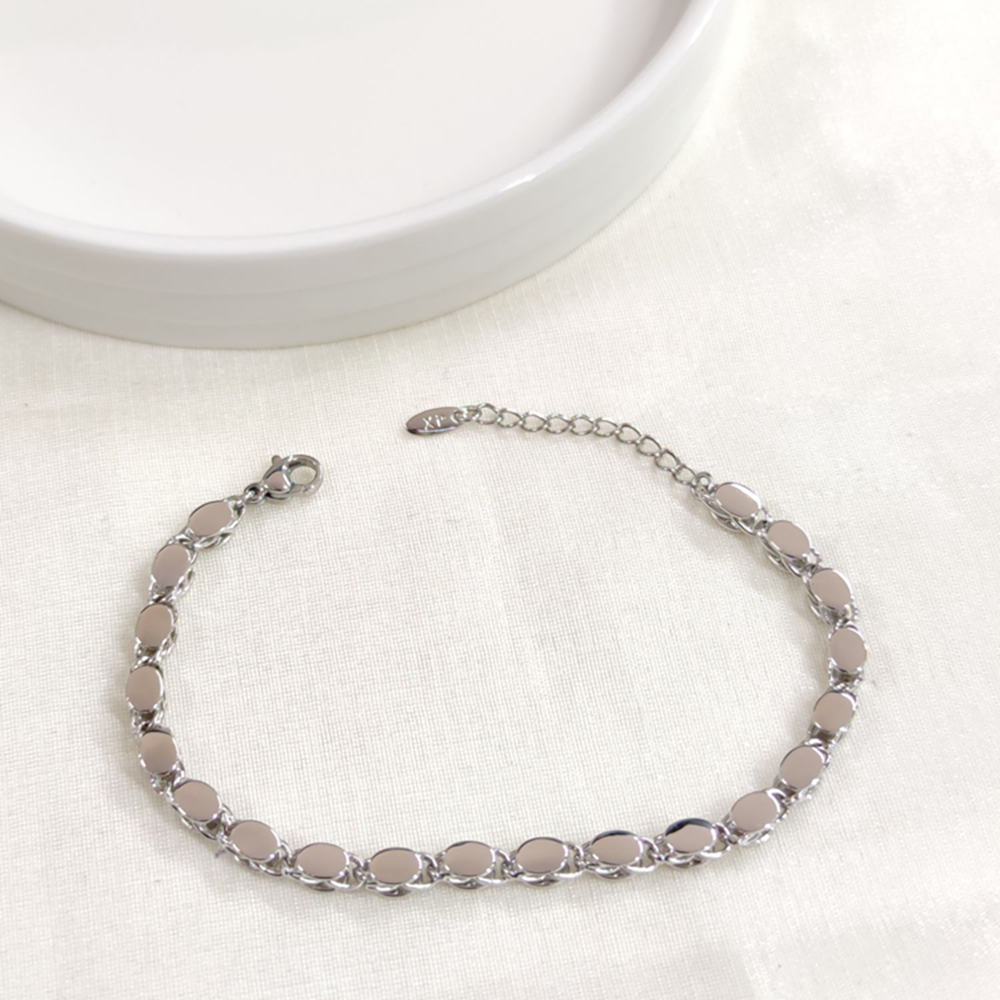 XUPING 5MM ARPA BİLEKLİK BEYAZ 17+3CM