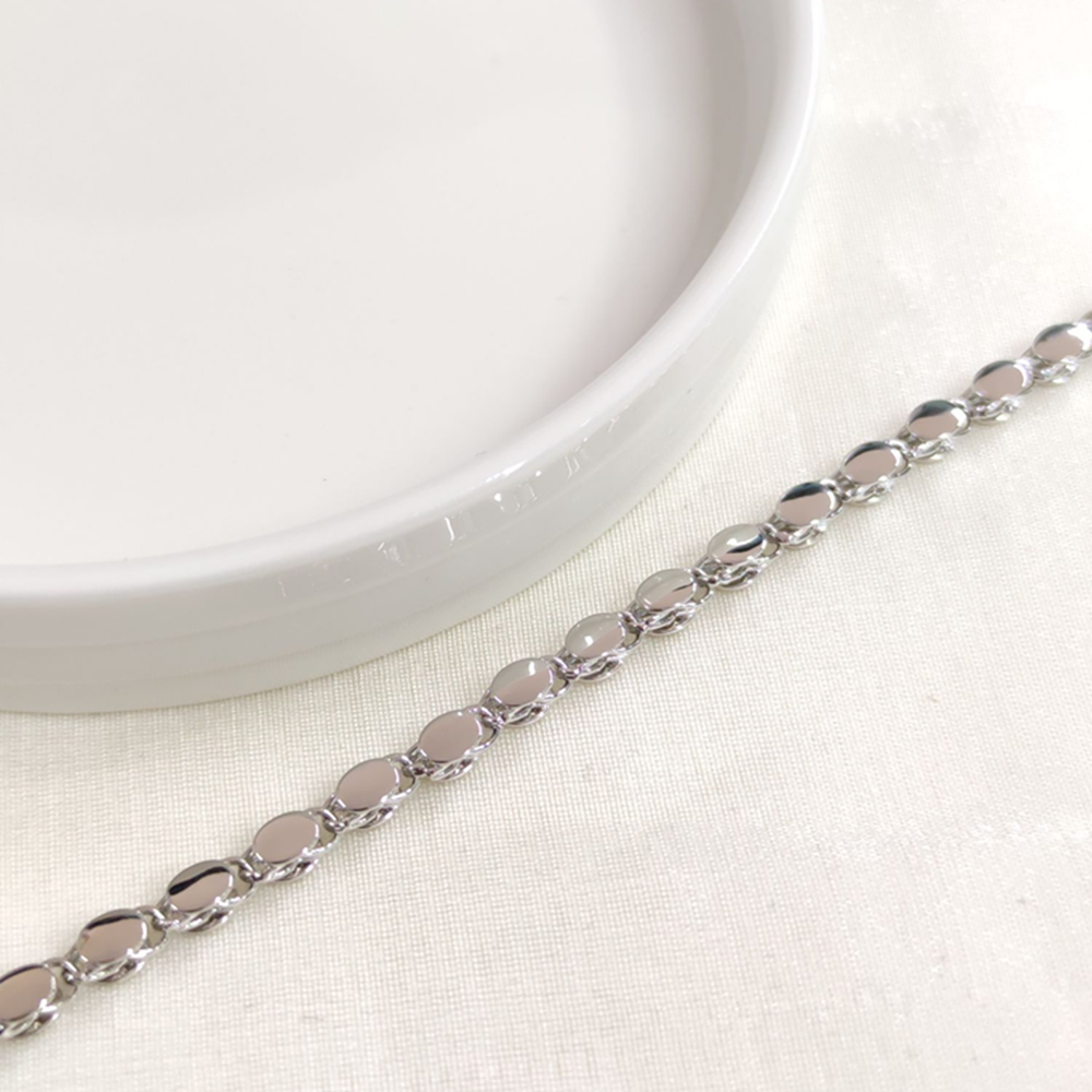 XUPING 5MM ARPA BİLEKLİK BEYAZ 17+3CM