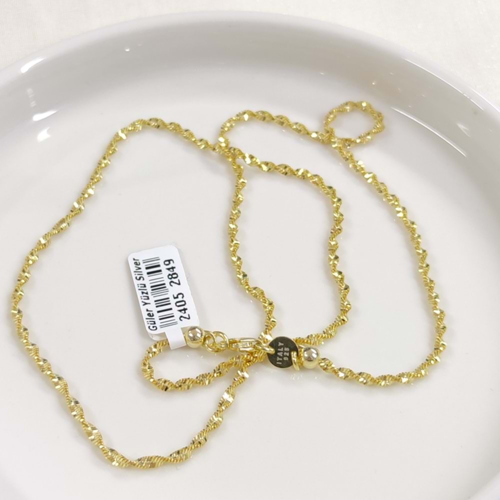 2 MM PARLAK BURGU ZİNCİR GÜMÜŞ KOLYE 55 CM