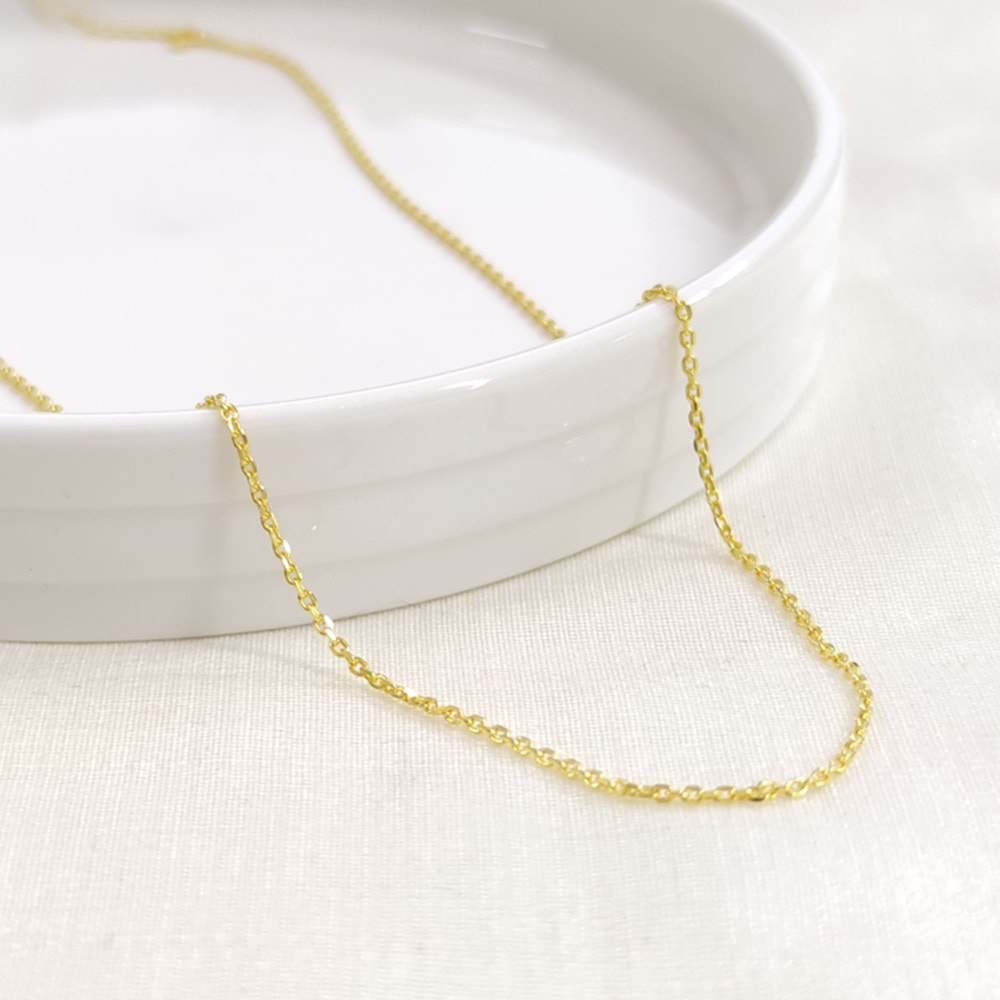 40 FORSE GÜMÜŞ ZİNCİR 55 CM