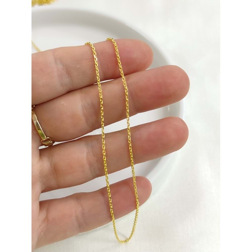 40 FORSE GÜMÜŞ ZİNCİR 55 CM