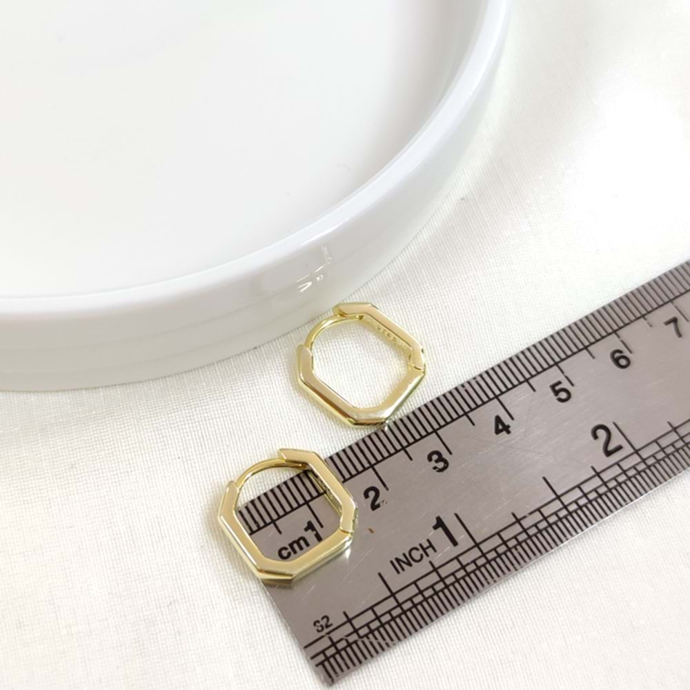 İTHAL 12 MM KÖŞELİ GÜMÜŞ HALKA KÜPE