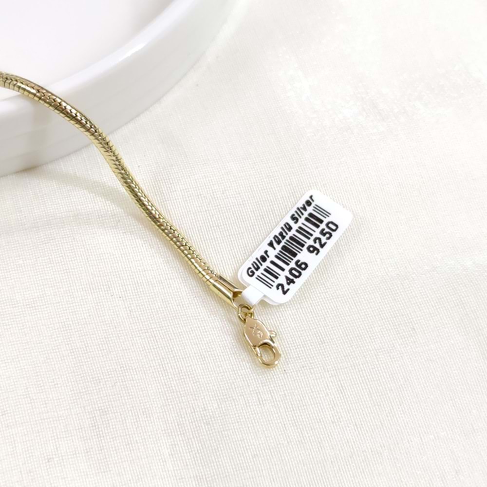 XUPING 3 MM YILAN BİLEKLİK GOLD 18+3 CM