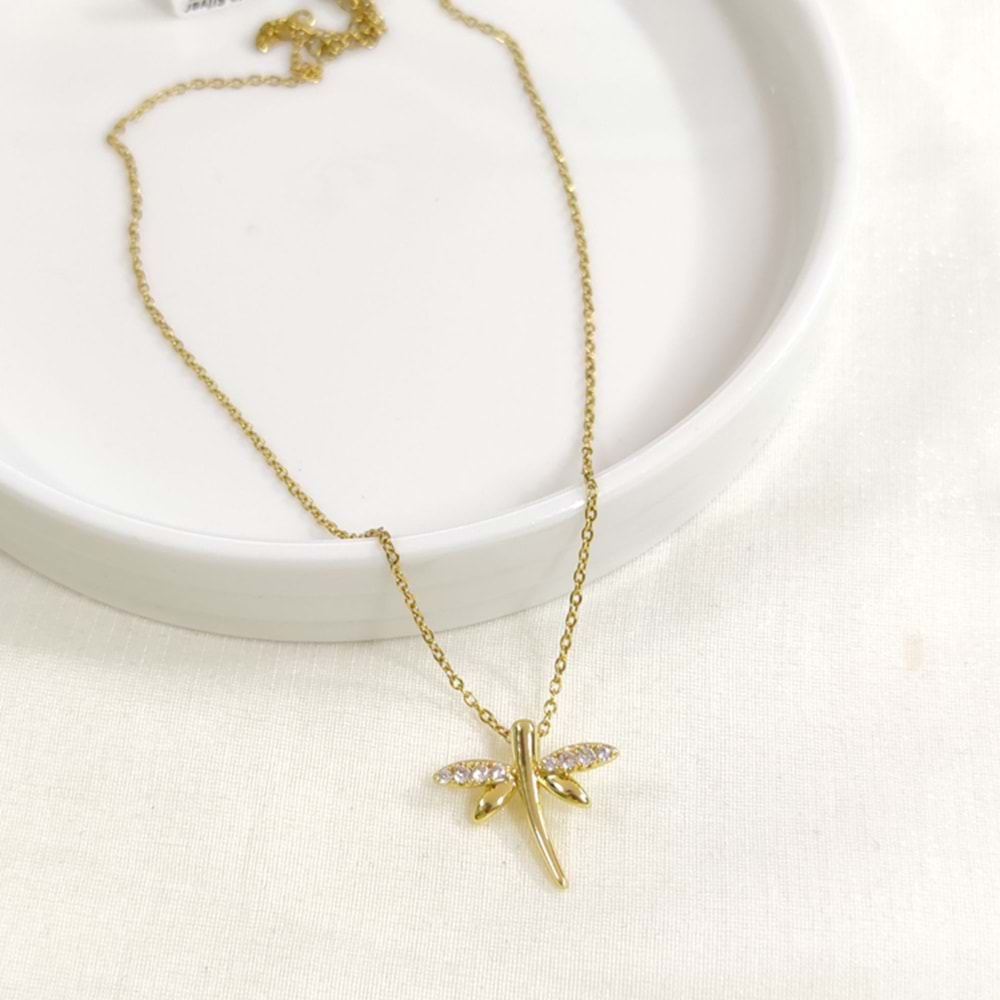 ÇELİK YUSUFCUK KOLYE GOLD 40+5 CM