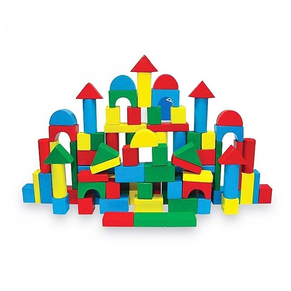 100 PARÇA WOODENBLOCK AHŞAP KUTULU