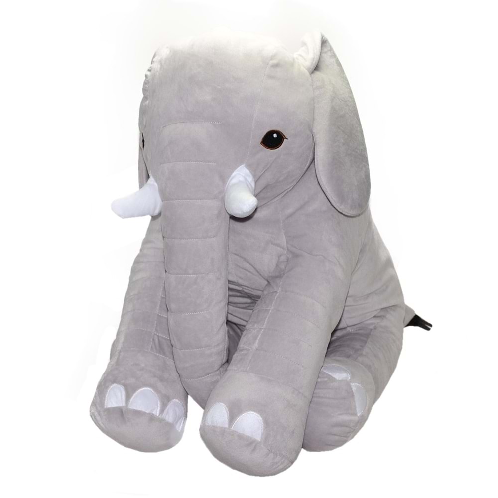 SELAY TOYS PELUŞ FİL 50 CM 1283 - GRİ