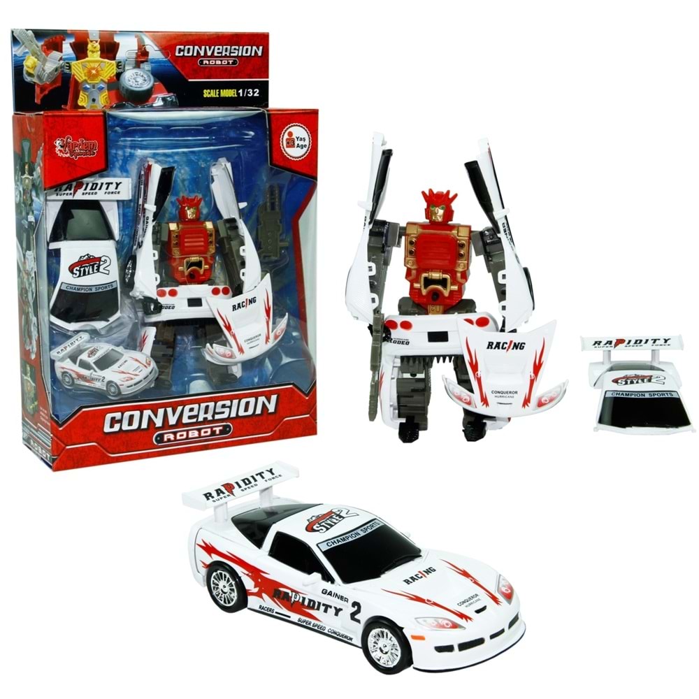 VARDEM KUT.DÖNÜŞEBİLEN ROBOT ARABA HW-998-1