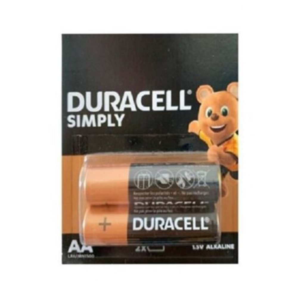 DURACELL AA KALEM PİL 2 Lİ PAKET