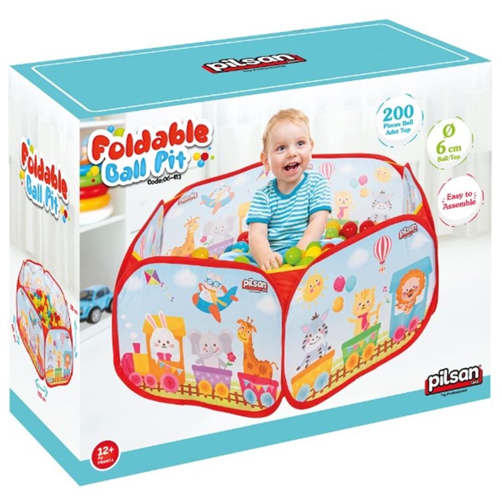 PİLSAN KATLANABİLİR TOP HAVUZU + 200 ADET TOP 06413