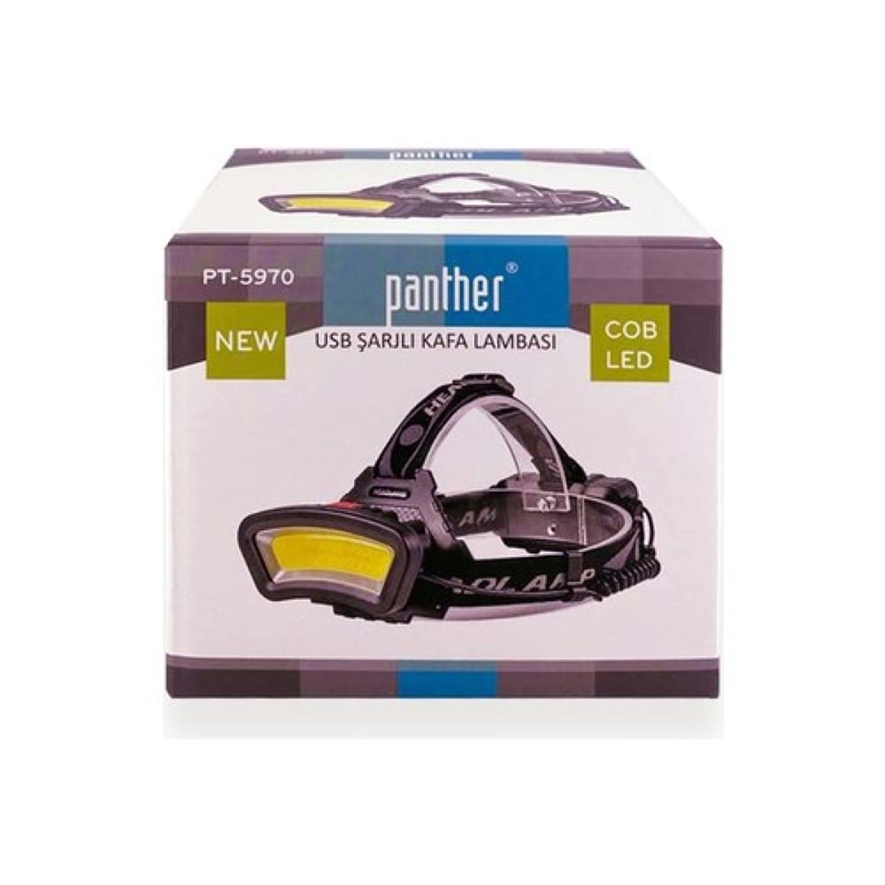 PANTHER PT-5970 USB ŞARJLI KAFA LAMBASI