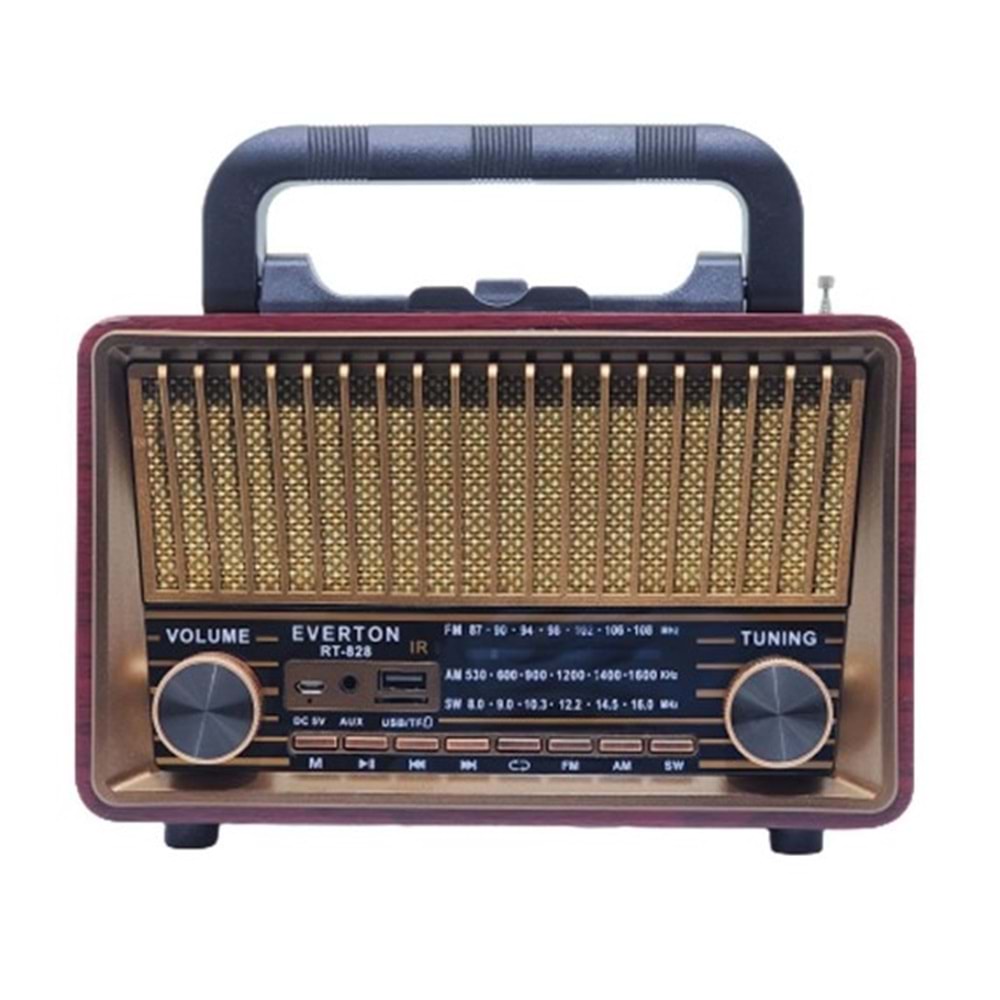 Everton RT-828 Bluetooth-USB-SD-FM Nostaljik Radyo