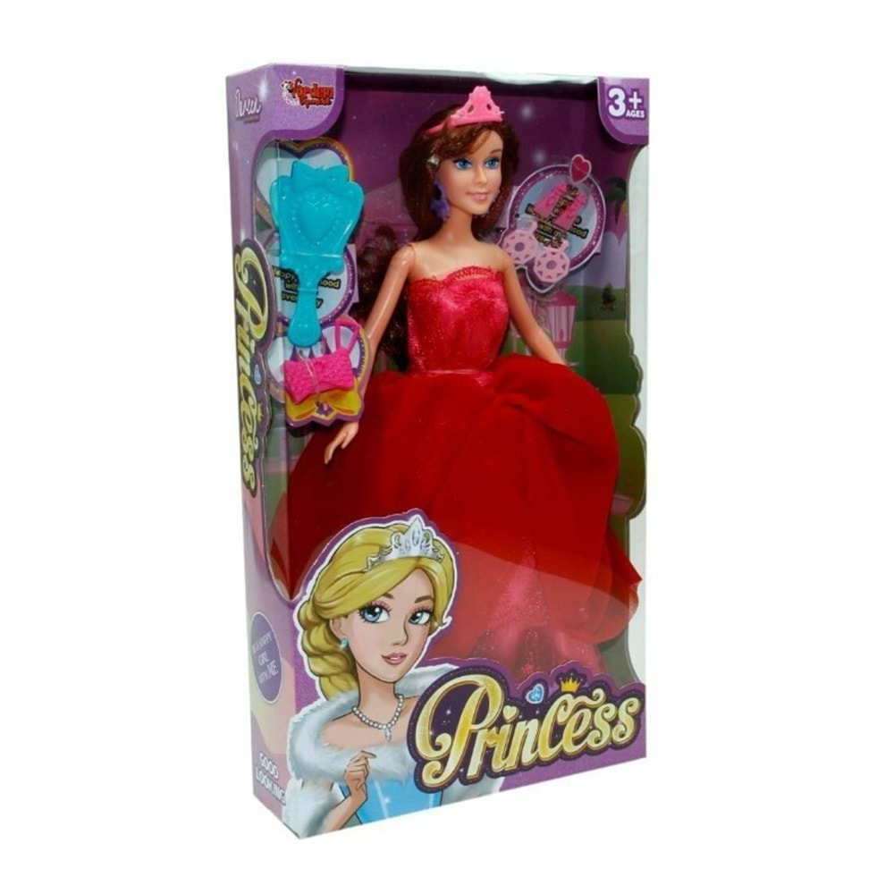 Vardem 29 Cm Aksesuarlı Prenses Bebek 66796