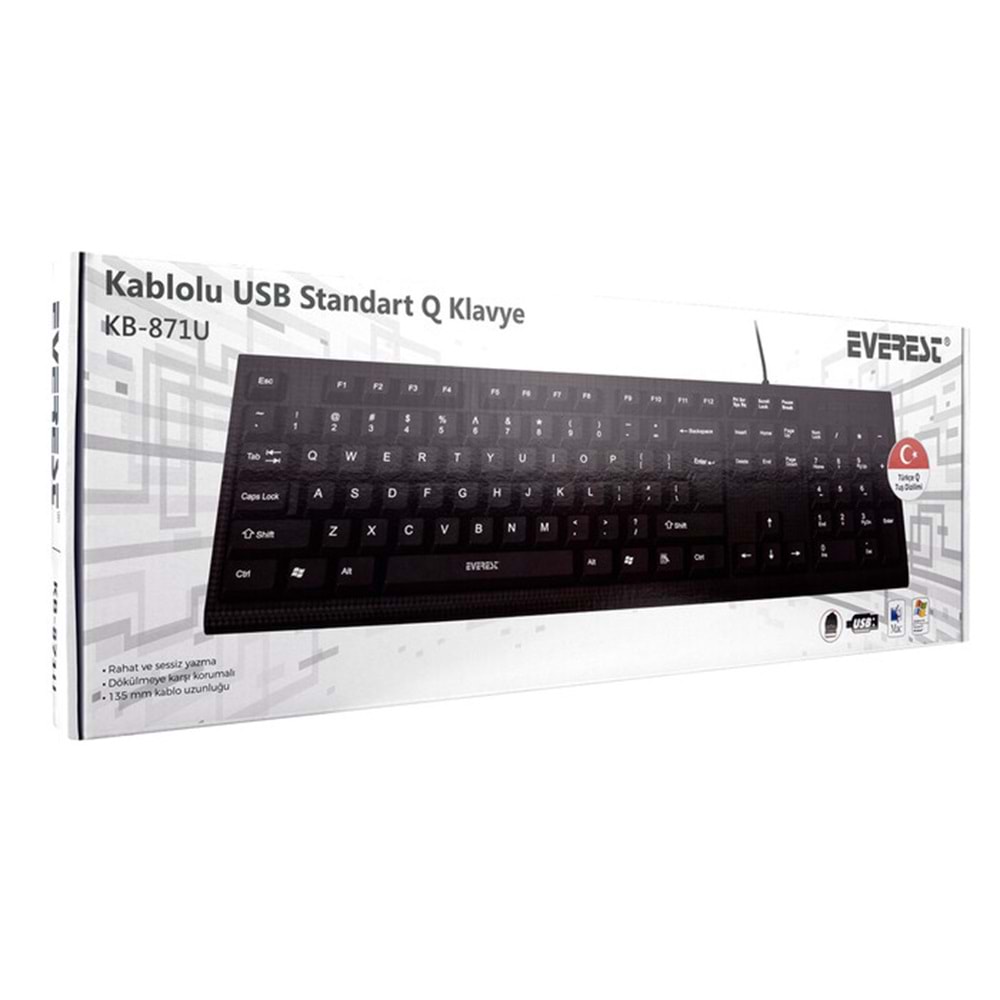 EVEREST KB-871U USB Q KLAVYE (30)