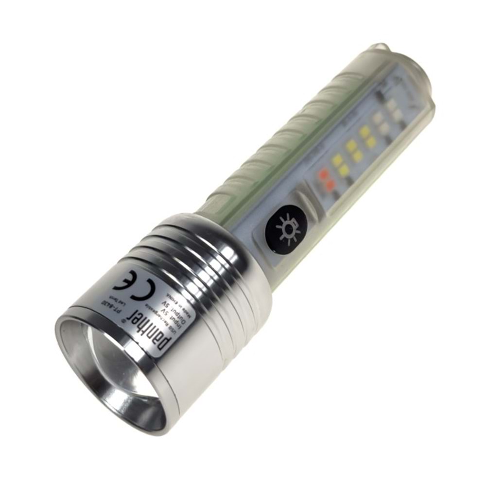 PANTHER PT-8430 USB ŞARJLI EL FENERİ (30)(120)