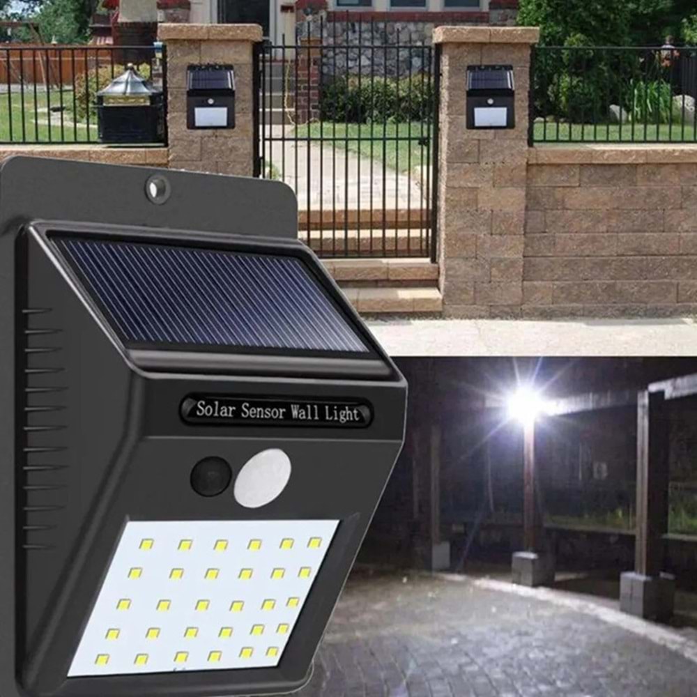 PANTHER PT-2920 SOLAR LED DUVAR LAMBASI (100)