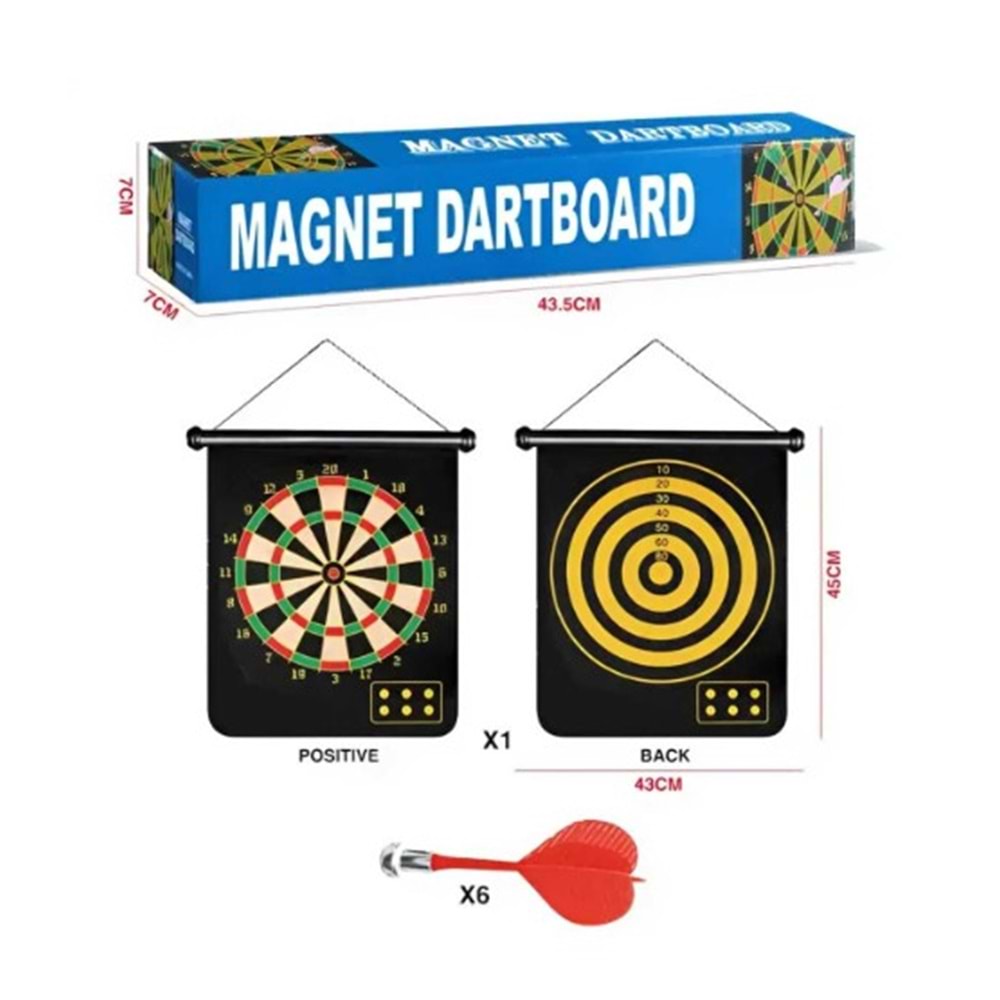12 INC MANYETİK DART 8012 *48