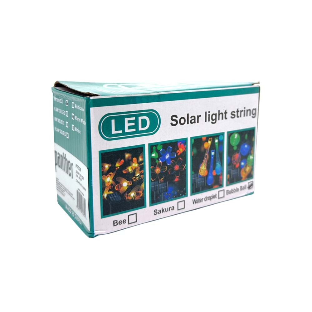PANTHER PT-114 SOLAR LED IŞIK 5M (100)