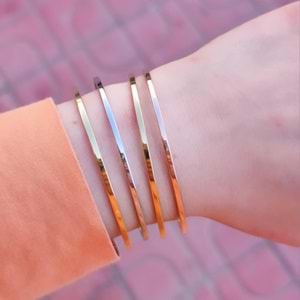 DÖRTLÜ 60 MM İNCE RAY ÇELİK BİLEZİK