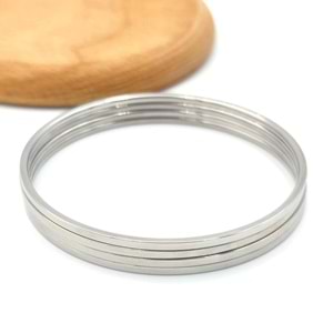 DÖRTLÜ 60 MM İNCE RAY ÇELİK BİLEZİK