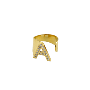 ÇELİK HARF YÜZÜK - A HARFİ