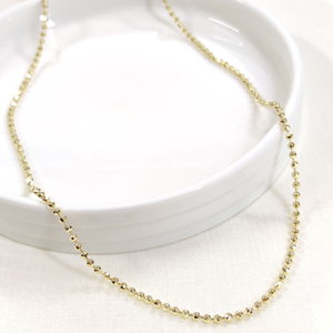 XUPING 2 MM LAZERLİ TOP ZİNCİR 60 CM KOLYE GOLD