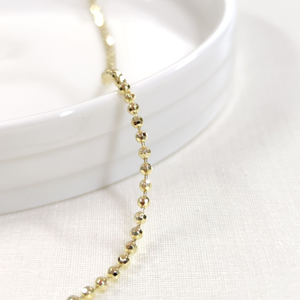 XUPING 2 MM LAZERLİ TOP ZİNCİR 60 CM KOLYE GOLD