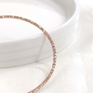 XUPING 60 MM DESENLİ 1 ADET BİLEZİK - ROSE BAKIR