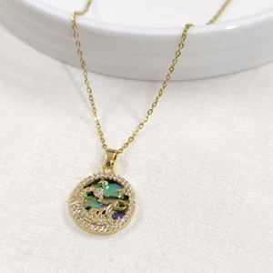 ÇELİK AKREP BURÇ KOLYE