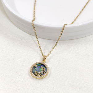 ÇELİK YENGEÇ BURÇ KOLYE