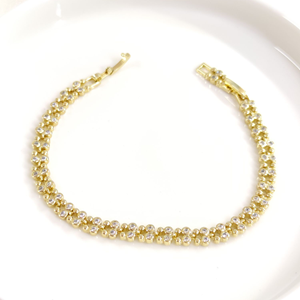 XUPING 5 MM ÇITIR BİLEKLİK GOLD 17+2 CM