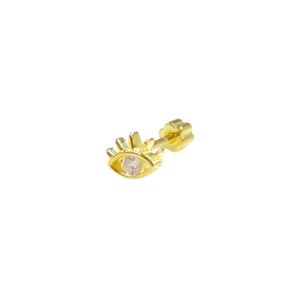 KİRPİK GÖZ GÜMÜŞ TRAGUS PIERCING