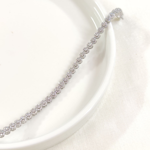 İTHAL 4 MM YUVARLAK SU YOLU GÜMÜŞ BİLEKLİK 18 CM