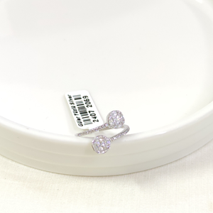 İTHAL YUVARLAK BAGET GÜMÜŞ YÜZÜK